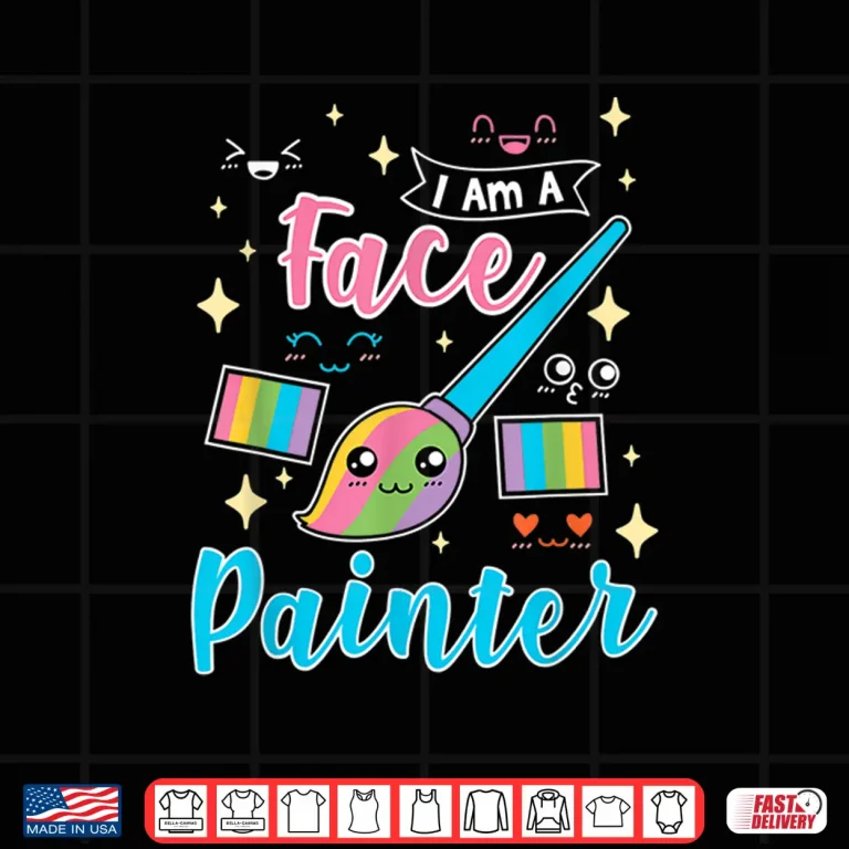Design Face Painter Professional Makeup Artist Gift Shirt