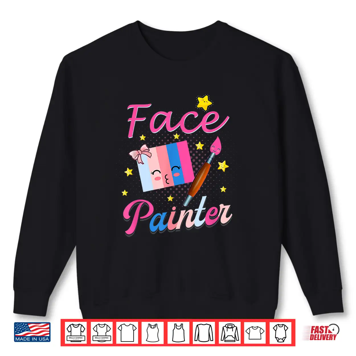 Face Painter Professional Makeup Artist Graphic Shirt Face Painter Professional Makeup Artist Graphic Shirt