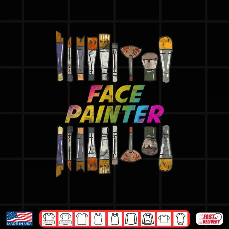 Design Face Painter Professional Makeup Artist Service Shirt