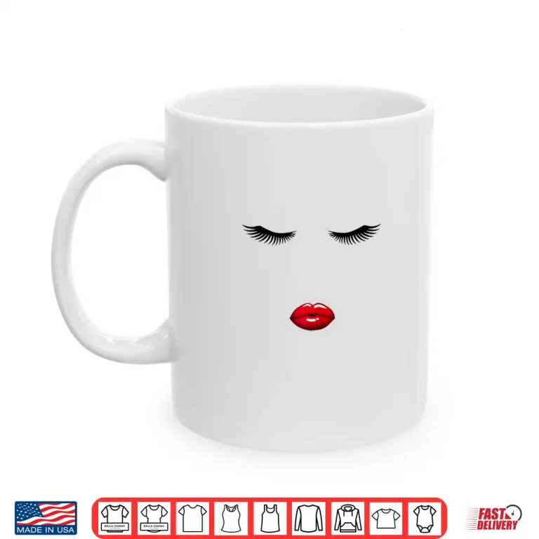 Mug Lipstick And Lashes Artist Eyelash Professional Shirt