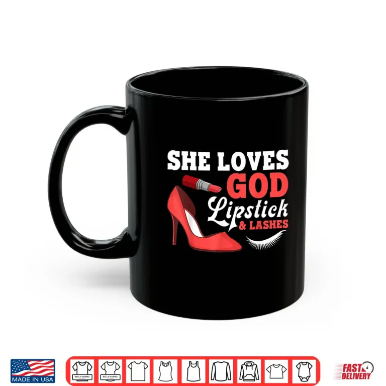 Mug Lipstick Art Cosmetic Professional Graphic Design Shirt