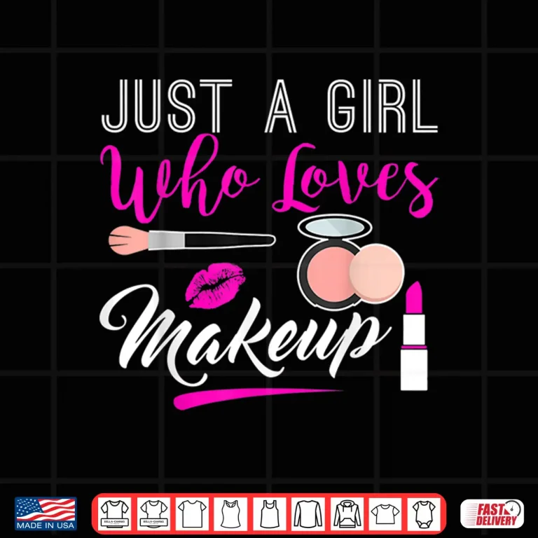 Design Loves Makeup Cosmetic Professional Aesthetic Graphic Shirt