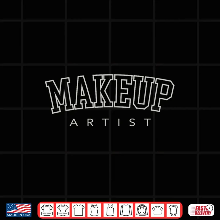 Design Makeup Artist Mua Professional Cosmetic Industry Shirt
