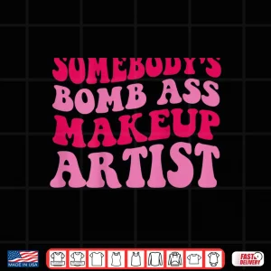 Design Professional Makeup Artist Modern Statement Graphic Shirt