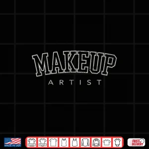 Design Vintage Makeup Artist Mua Professional Retro Shirt