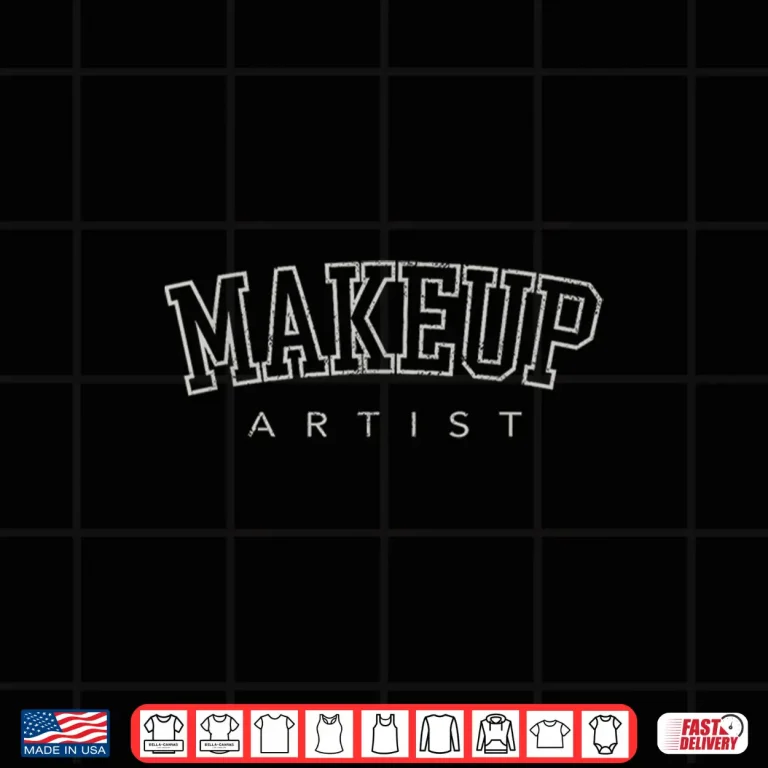 Design Vintage Makeup Artist Mua Professional Retro Shirt