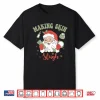 Christmas Esthetician Making Skin Sleigh Santa Holiday Shirt