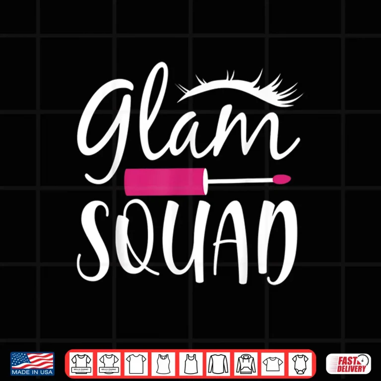 Design Glam Squad Professional Minimalist Aesthetic Shirt