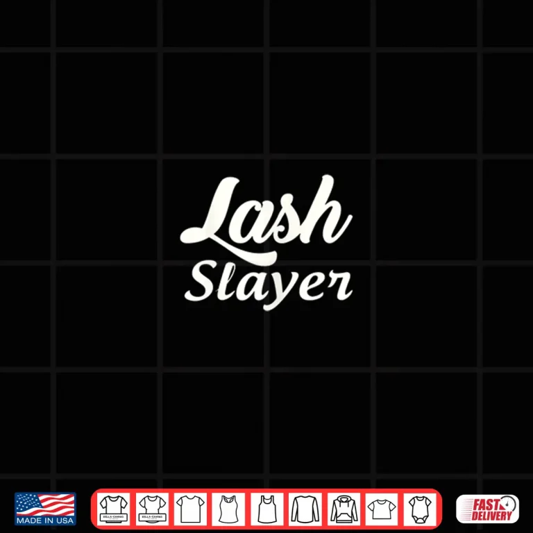 Design Lash Slayer Artist Eyelash Professional Design Shirt