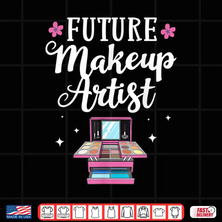 Design Makeup Artist Cosmetologists Professional Graphic Shirt