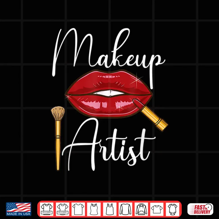 Design Makeup Artist Makeup Lover Professional Graphic Shirt