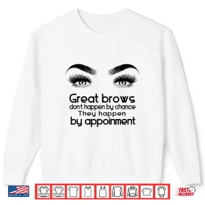 Sweatshirt Makeup Artist Microblading Brow Professional Graphic Shirt