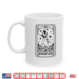 Mug Makeup Beautician Cosmetologist Tarot Card Graphic Shirt