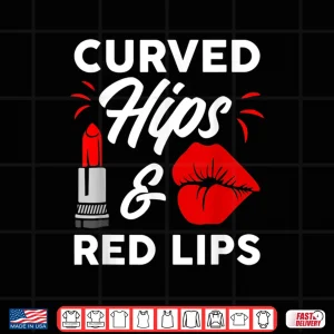 Design Red Lips Art Makeup Artist Lipstick Lover Graphic Shirt