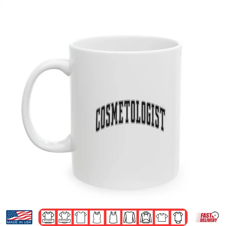 Mug Vintage Cosmetologist Hairstylist Makeup Artist Shirt