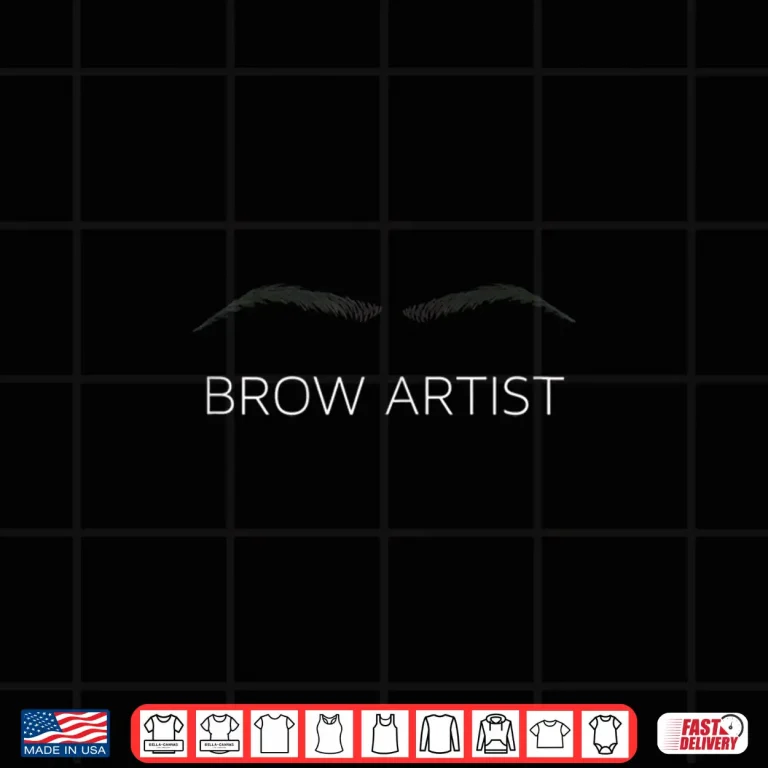 Design Brow Artist Stylist Microblading Professional Design Shirt