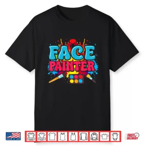 Face Painter Painting Brush Professional Makeup Artist Shirt