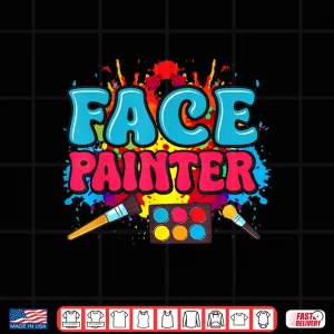 Design Face Painter Painting Brush Professional Makeup Artist Shirt