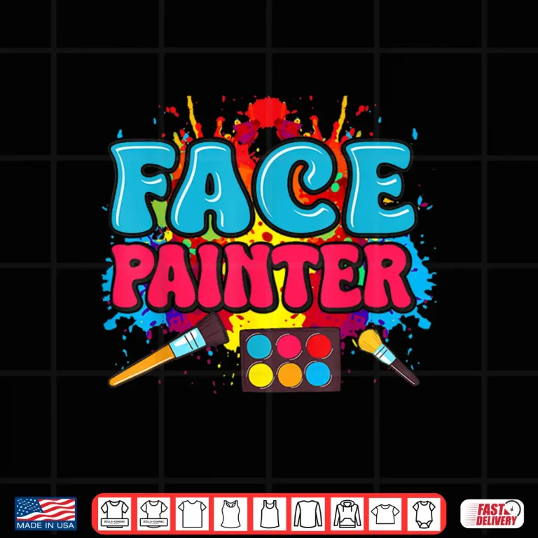 Design Face Painter Painting Brush Professional Makeup Artist Shirt