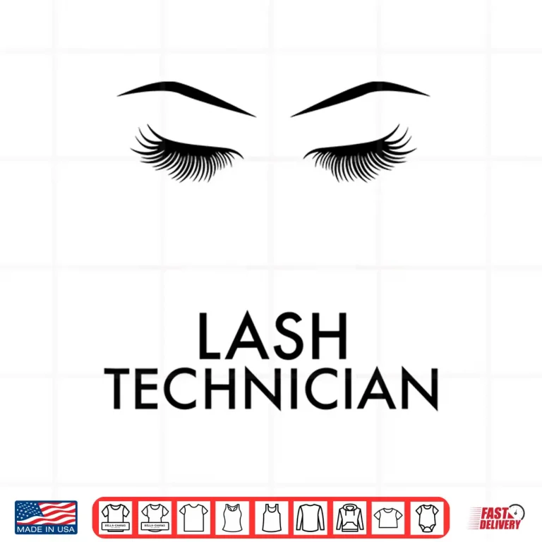 Design Lash Technician Eyelash Artist Eyelash Stylist Shirt