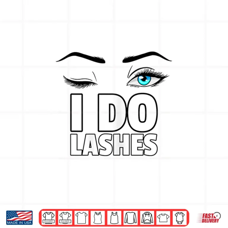 Design Lashes Service Eye Lash Makeup Artist Graphic Shirt