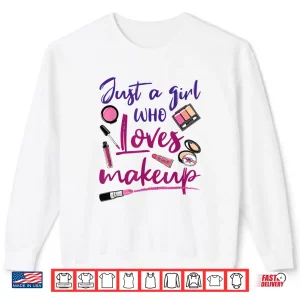 Sweatshirt Loves Makeup Esthetician Aesthetic Graphic Shirt
