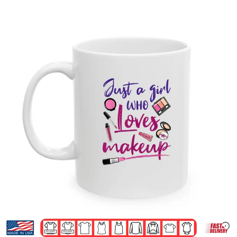 Mug Loves Makeup Esthetician Aesthetic Graphic Shirt