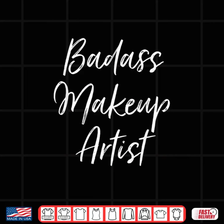 Design Makeup Artist Cute Professional Theatre Costume Graphic Shirt