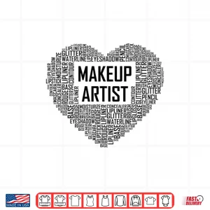 Design Makeup Artist Professional Mua Service Gift Shirt