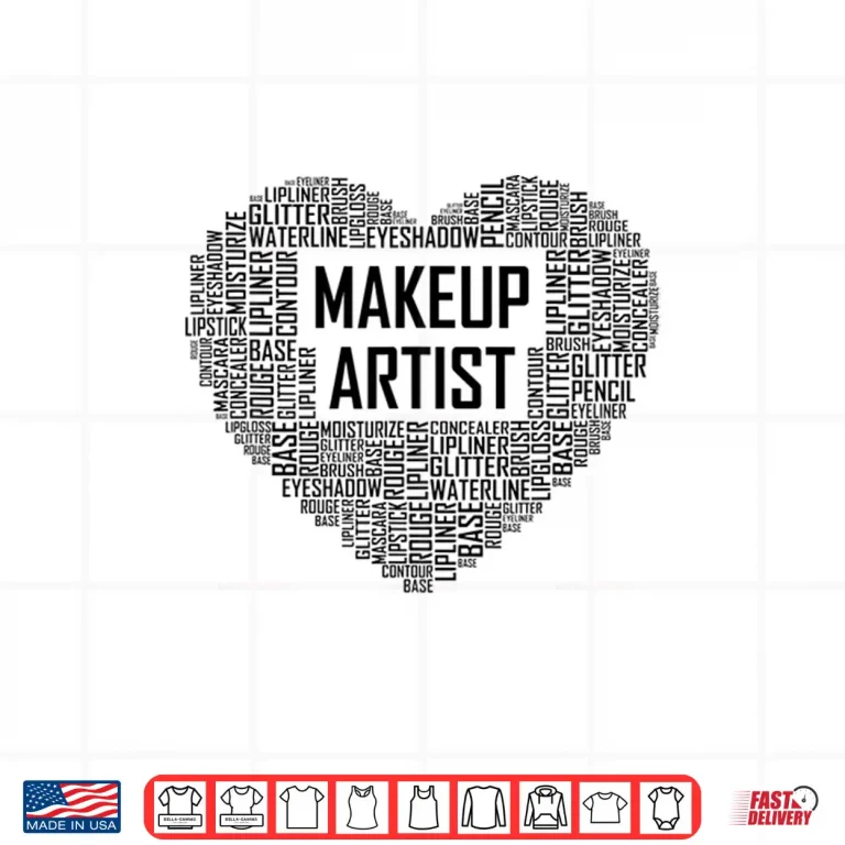 Design Makeup Artist Professional Mua Service Gift Shirt