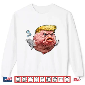 Angry Fish Political Satire Cultural Commentary Shirt 2 Sweatshirt Angry Fish Political Satire Cultural Commentary Shirt