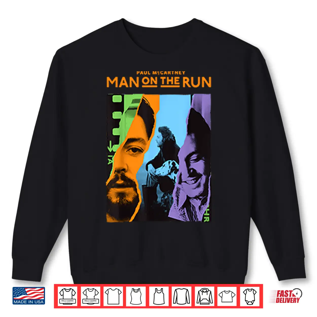 Classic Music Legend Man On The Run Tribute Shirt Classic Music Legend Man On The Run Tribute Shirt