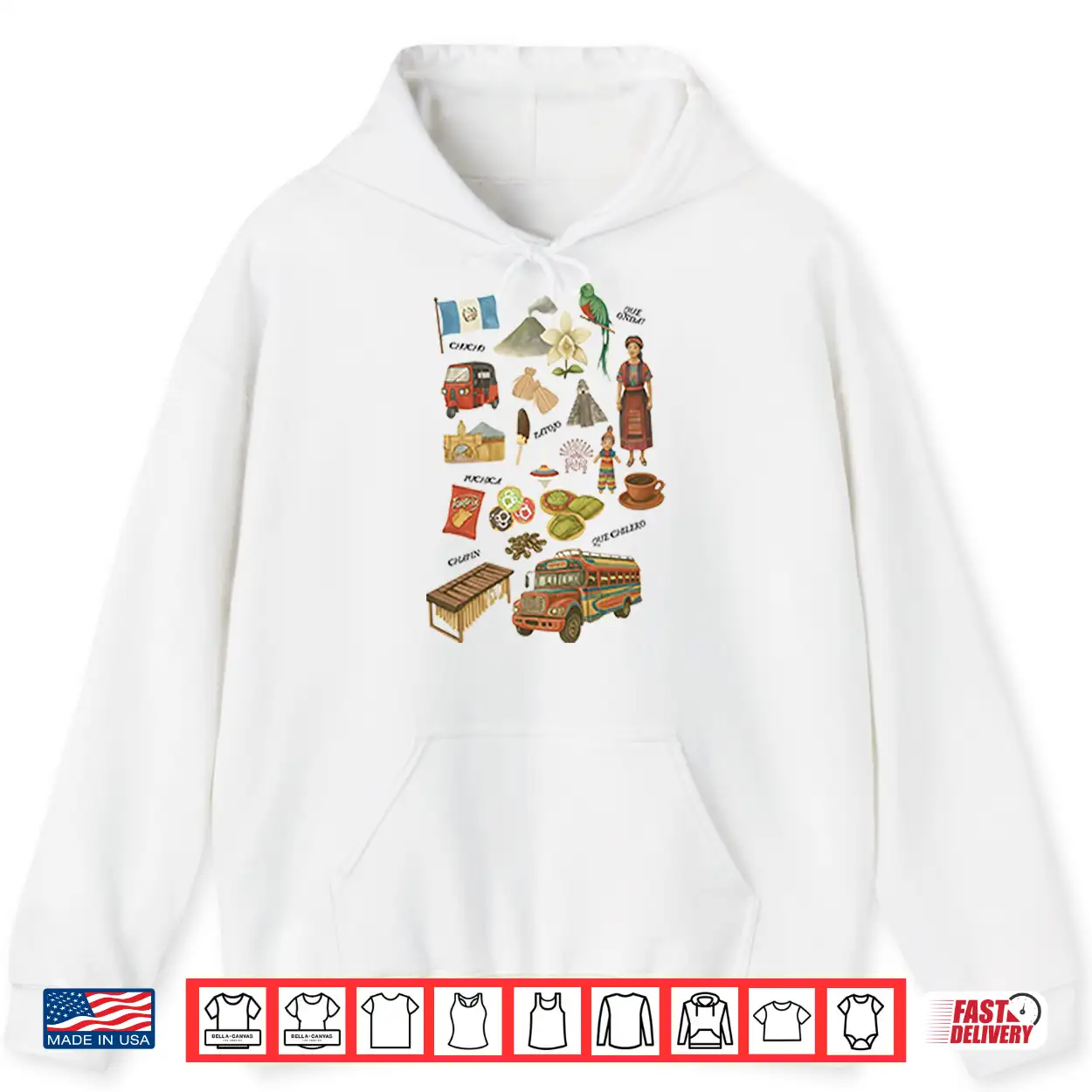 Guatemala Heritage Pride National Flag Graphic Shirt Guatemala Heritage Pride National Flag Graphic Shirt