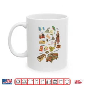 Guatemala Heritage Pride National Flag Graphic Shirt 3 Mug Guatemala Heritage Pride National Flag Graphic Shirt