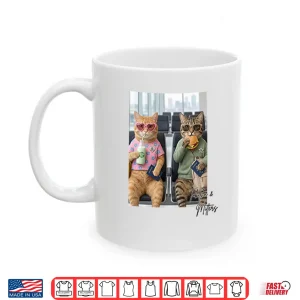 Hey Cool Cats Retro Feline Character Design Shirt 3 Mug Hey Cool Cats Retro Feline Character Design Shirt