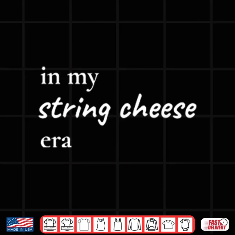 Design In My String Cheese Era Retro Groovy Aesthetic Shirt