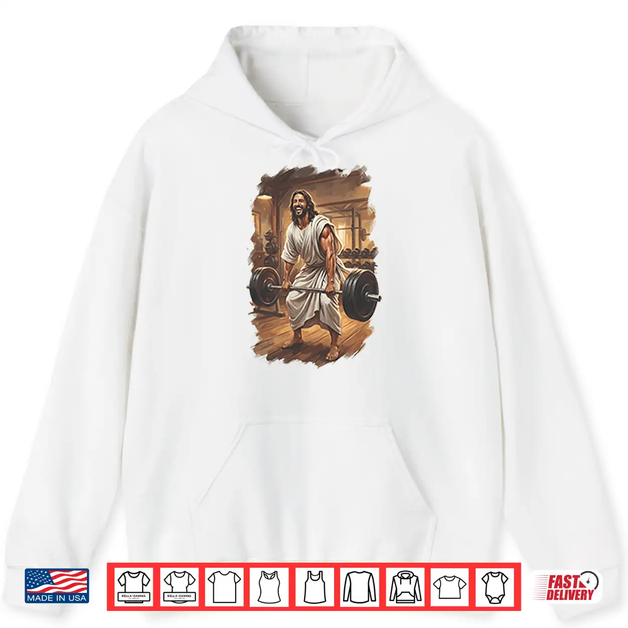 Jesus Lifting Weights Fitness Faith Motivation Shirt Jesus Lifting Weights Fitness Faith Motivation Shirt