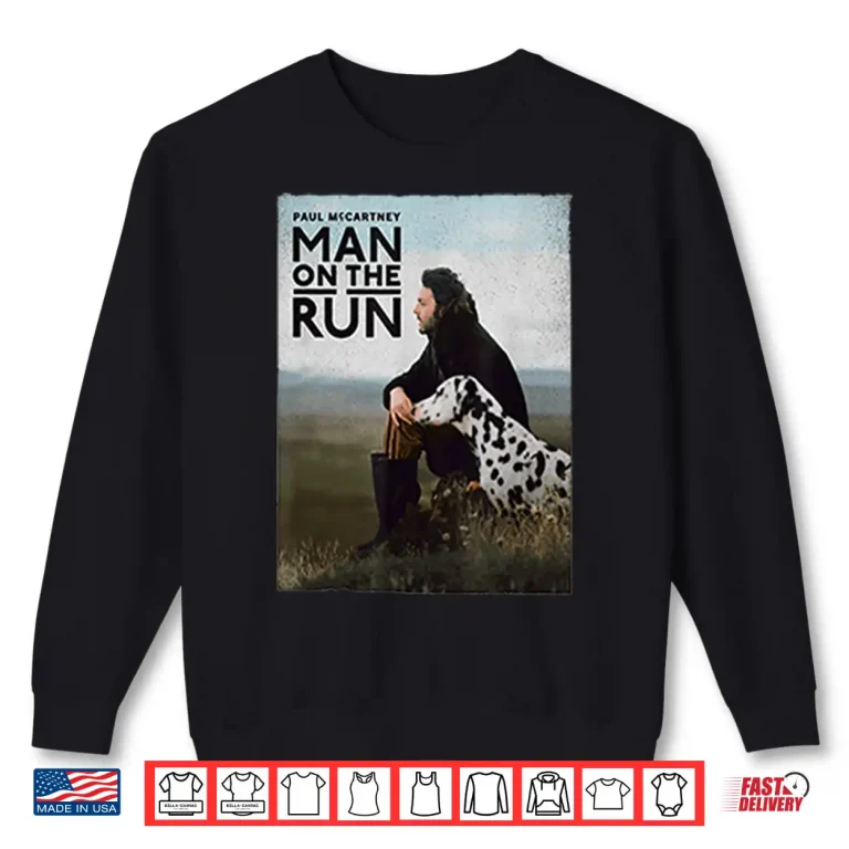 Sweatshirt Man On The Run Classic Music Movie Nostalgia Shirt