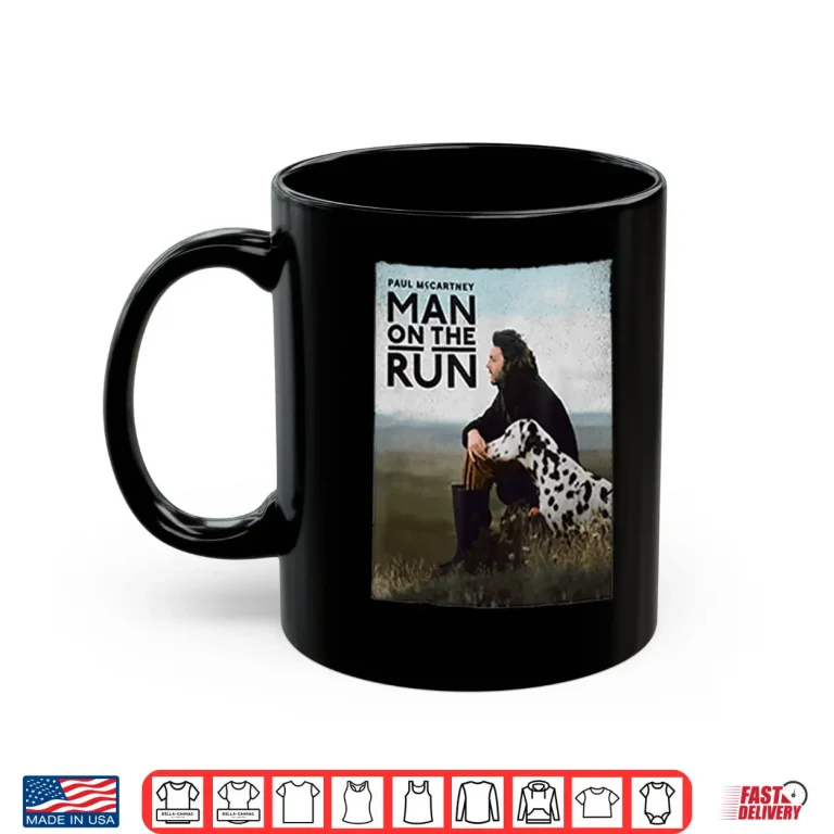 Mug Man On The Run Classic Music Movie Nostalgia Shirt