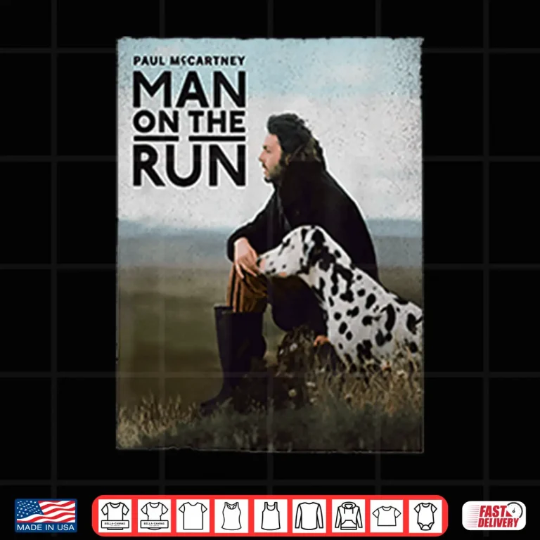 Design Man On The Run Classic Music Movie Nostalgia Shirt