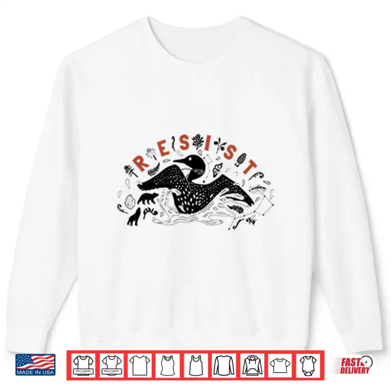 Sweatshirt Minnesota Loon Resist State Bird Nature Graphic Shirt