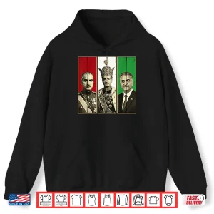Hoodie Pahlavi Dynasty Three Generations Historical Heritage Shirt