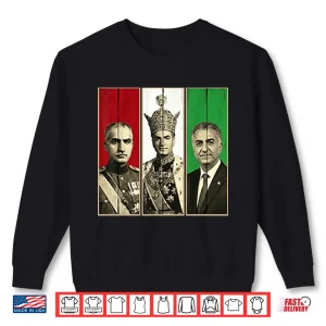 Sweatshirt Pahlavi Dynasty Three Generations Historical Heritage Shirt