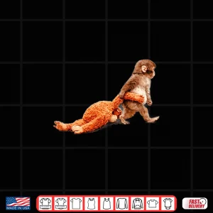 Design Baby Monkey Named Punch With Stuffed Buddy Premium Tri Blend Shirt