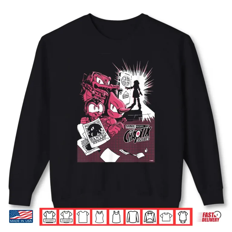 Sweatshirt Chaotix Casefiles Episode One Retro Character Mystery Shirt