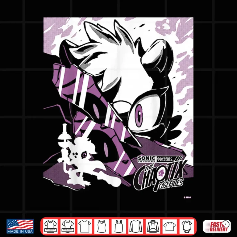 Design Chaotix Casefiles Episode Three Retro Character Mystery Shirt