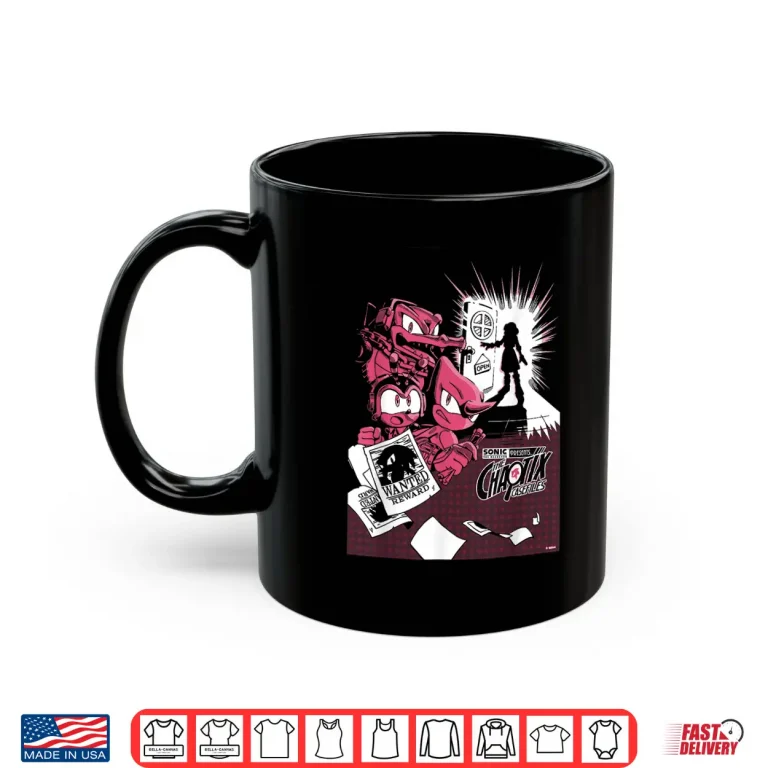 Mug Chaotix Casefiles Episode One Retro Character Mystery Shirt
