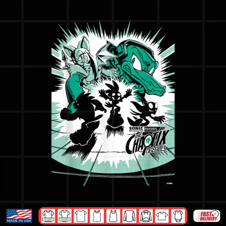 Design Chaotix Casefiles Episode Two Retro Character Mystery Shirt