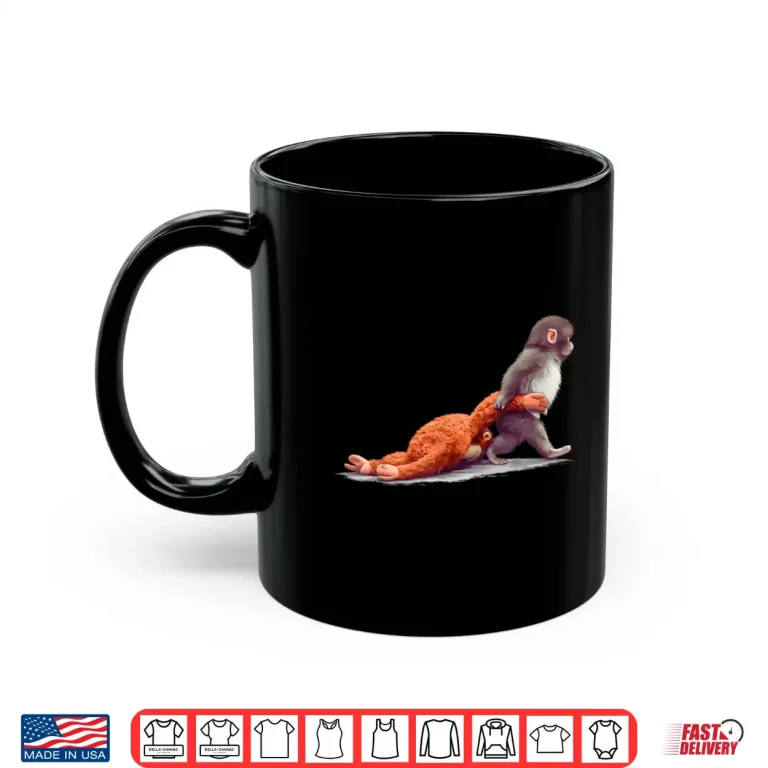 Mug Little Punch Big Love Monkey Character Graphic Shirt