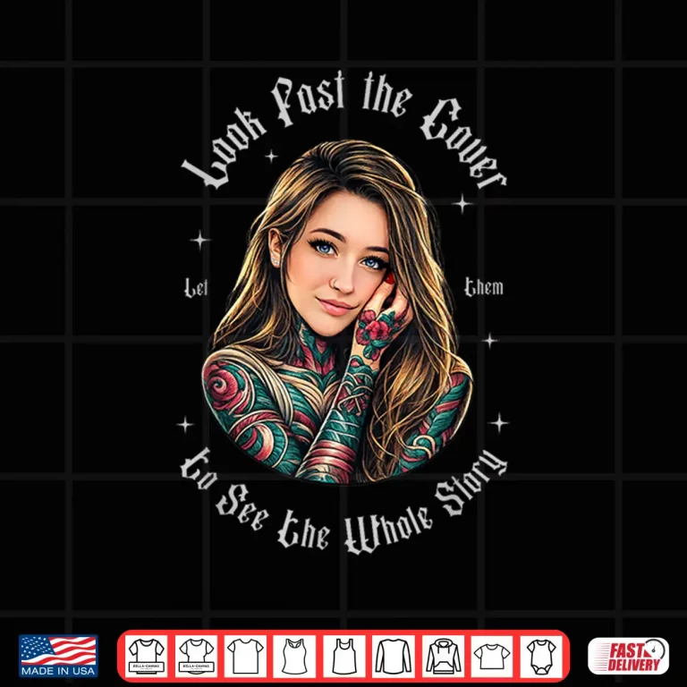 Design Look Past The Cover Tattoo Art Aesthetic Shirt